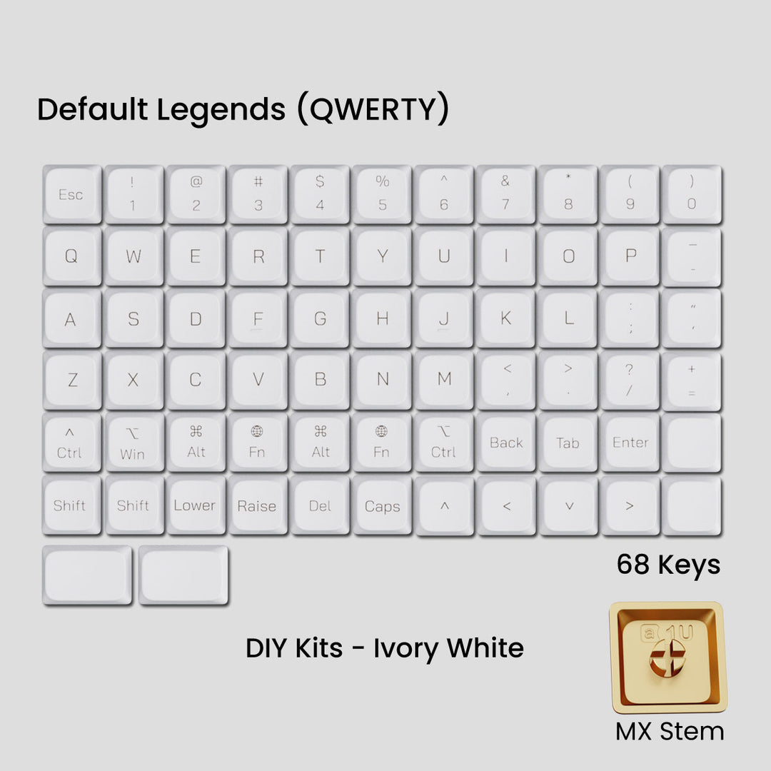 [GB] Awekeys Air Low-Profile Metal Keycaps