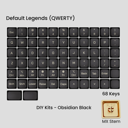 [GB] Awekeys Air Low-Profile Metal Keycaps