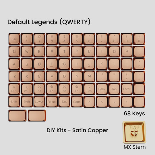 [GB] Awekeys Air Low-Profile Metal Keycaps