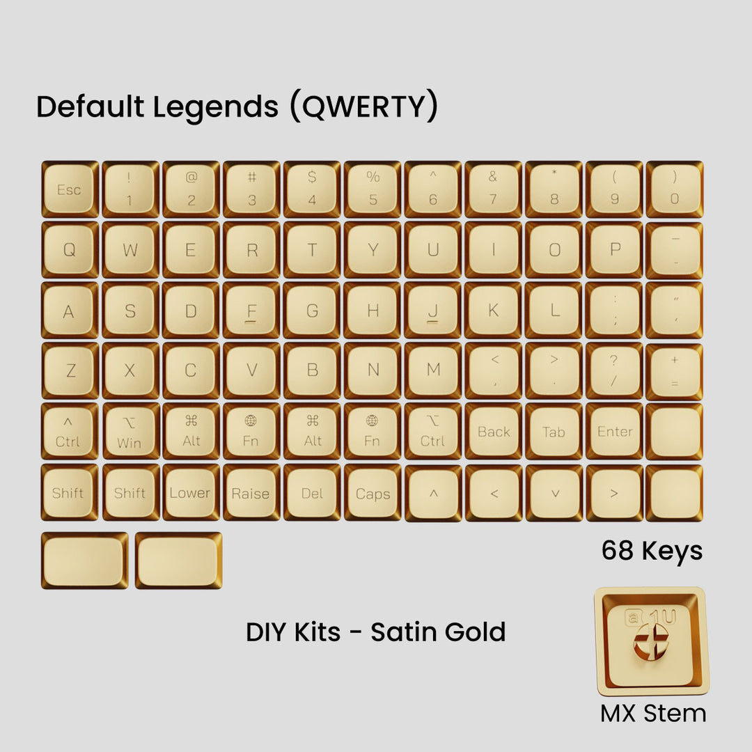 [GB] Awekeys Air Low-Profile Metal Keycaps