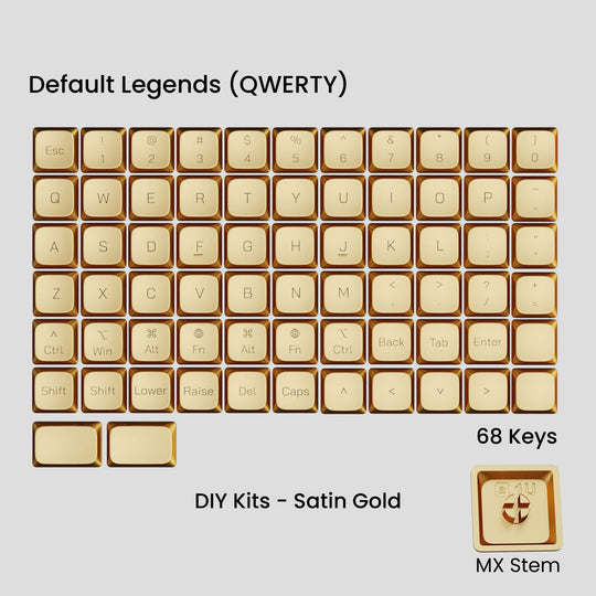 [GB] Awekeys Air Low-Profile Metal Keycaps