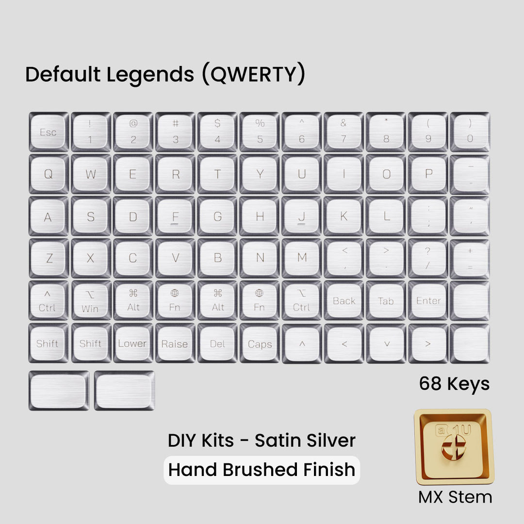 [GB] Awekeys Air Low-Profile Metal Keycaps