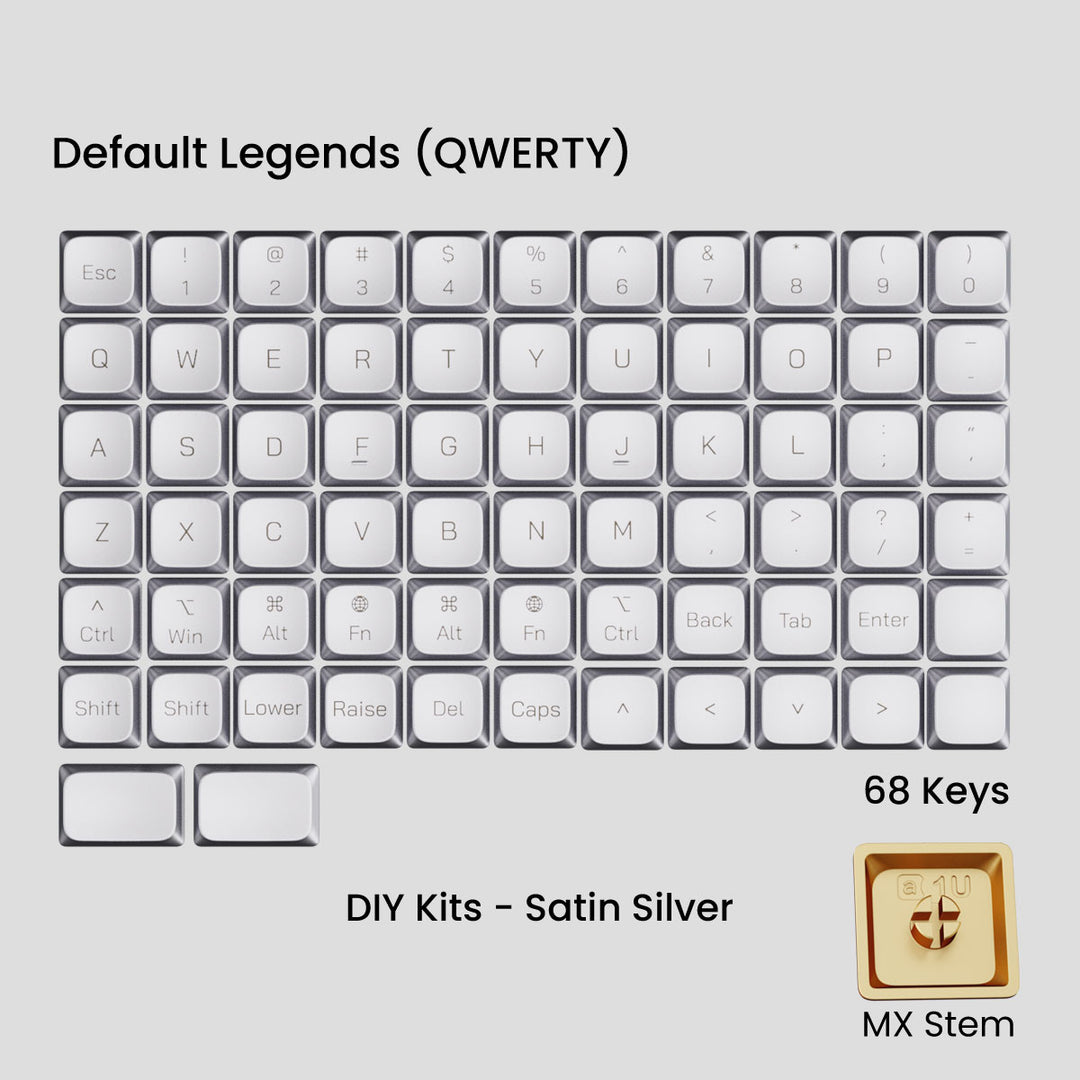 [GB] Awekeys Air Low-Profile Metal Keycaps