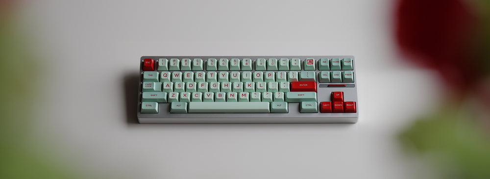 [In-stock] JTK MINT HSA Profile Doubleshot ABS Keycap Set