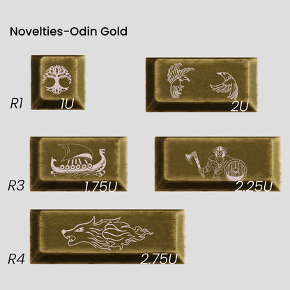 [GB] Awekeys Viking Antiques Full Metal Keycaps - Extension Kit