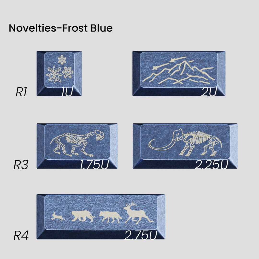 [GB] Awekeys Wild Ice Metal Keycaps Set