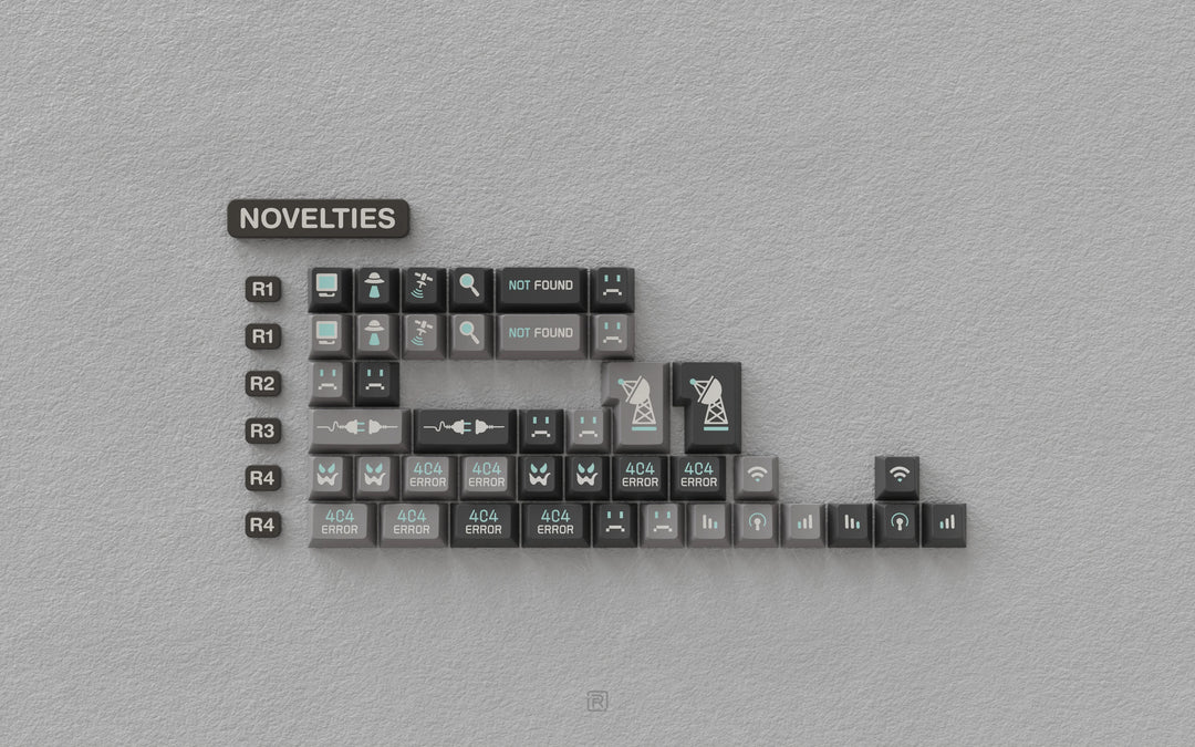 JTK 404 ERROR Doubleshot / Tripeshot Keycap Set