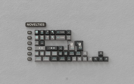 JTK 404 ERROR Doubleshot / Tripeshot Keycap Set