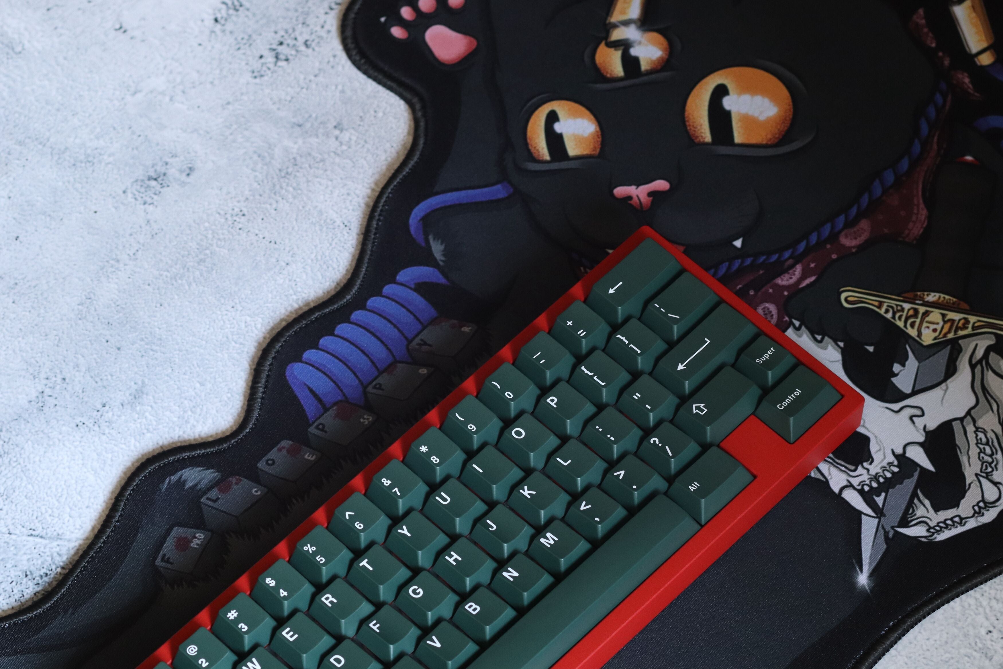 In-stock] JTK RUSSIAN Cherry Profile Doubleshot ABS Keycap Set