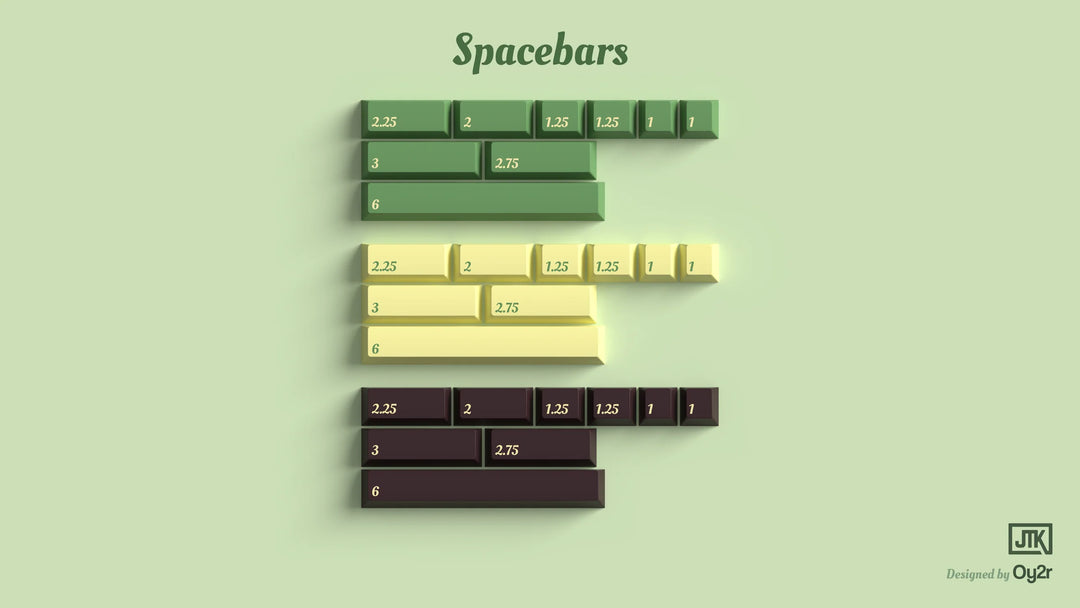 [In-stock] JTK AVOCADO Cherry Profile Tripleshot ABS Keycap Set