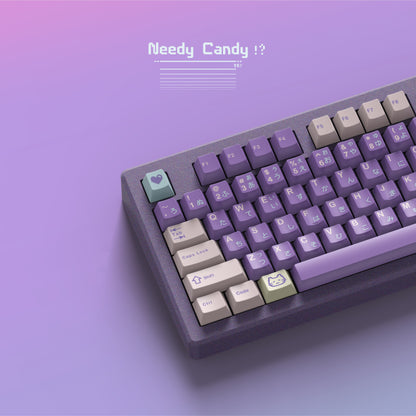 [In-stock] JTK NEEDY CANDY Cherry Profile Doubleshot ABS Keycap Set