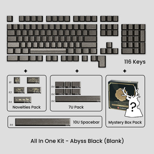 [GB] Awekeys Wild Ice Metal Keycaps Set