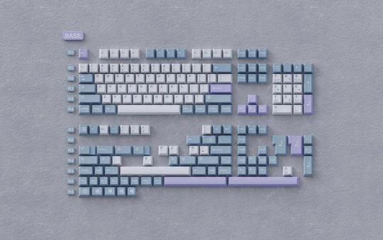 JTK Illusion Cherry Profile ABS Doubleshot Keycap Set