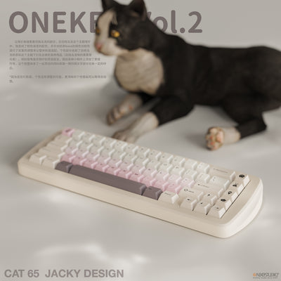 [Upcoming] Onekey Studio Bubble Tea-Momo Oolong Cherry Profile Keycaps