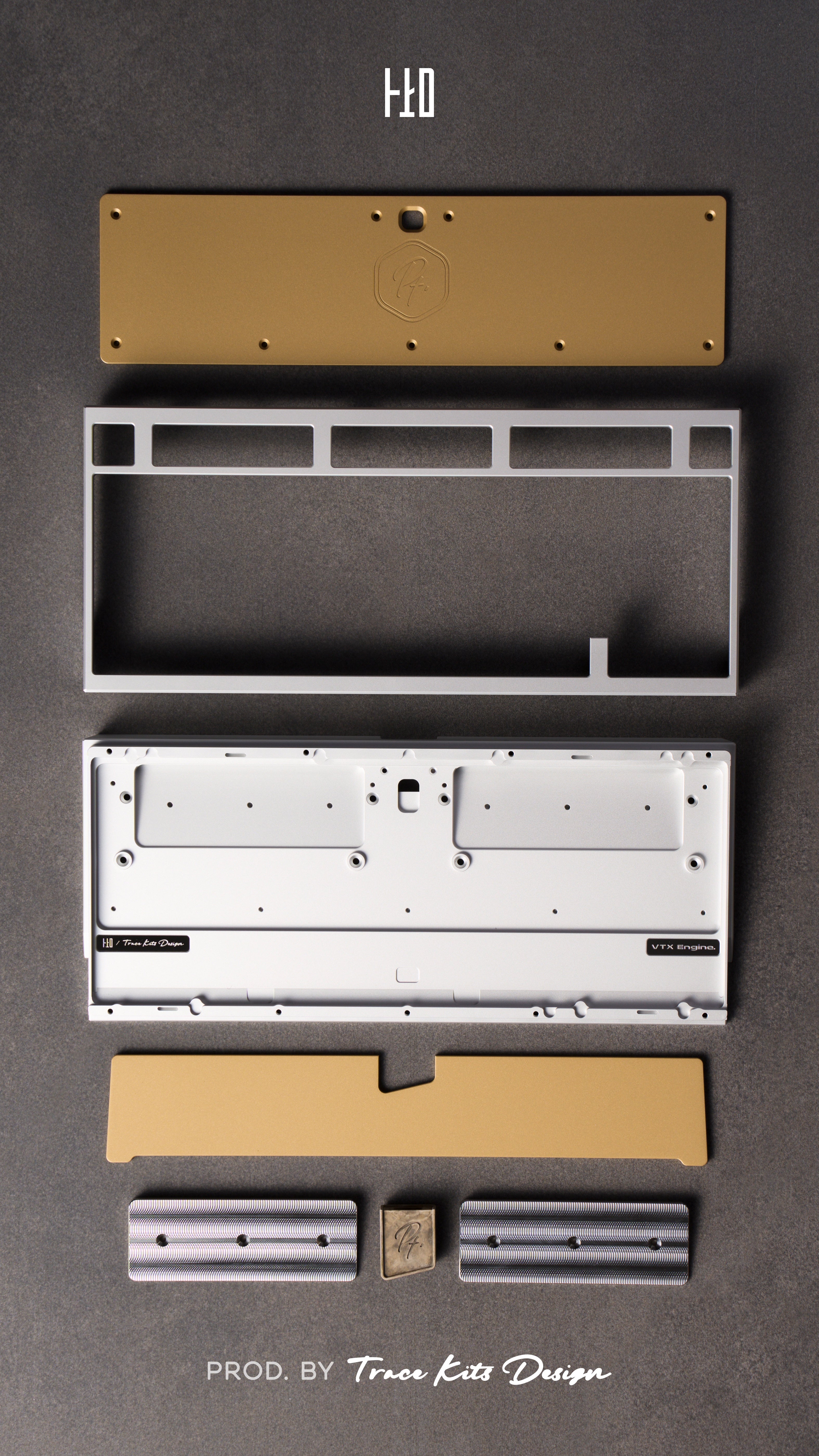 In-Stock] TKD Pt.1 75% Mechanical Keyboard Kit Default Options