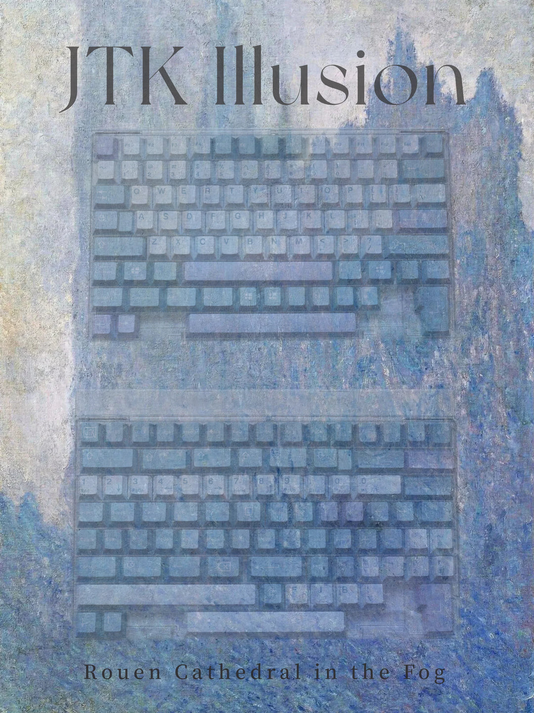 JTK Illusion Cherry Profile ABS Doubleshot Keycap Set