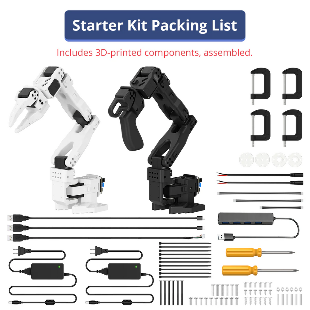 LeRobot SO-ARM101 Starter Kit: Embodied AI Open-Source 6-Axis Robotic Arm