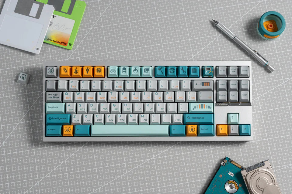 [In-stock] Retro: Evolution Cherry Profile PBT Keycaps
