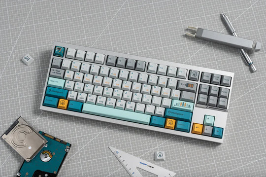 [In-stock] Retro: Evolution Cherry Profile PBT Keycaps