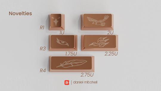 [Group Buy] Awekeys Copper Eagle Full Metal Keycaps