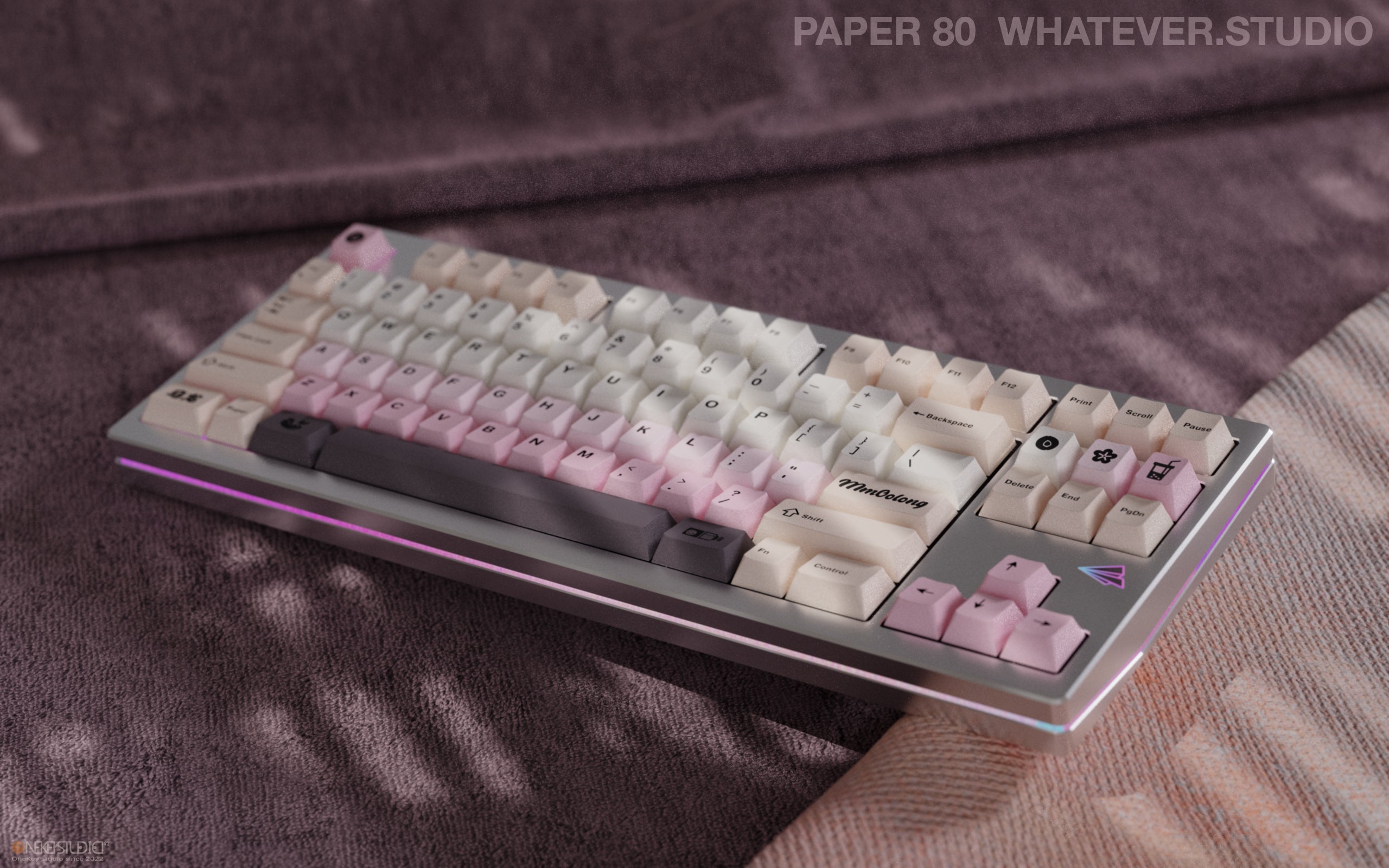 Group Buy] Onekey Studio Bubble Tea Cherry Profile Keycaps