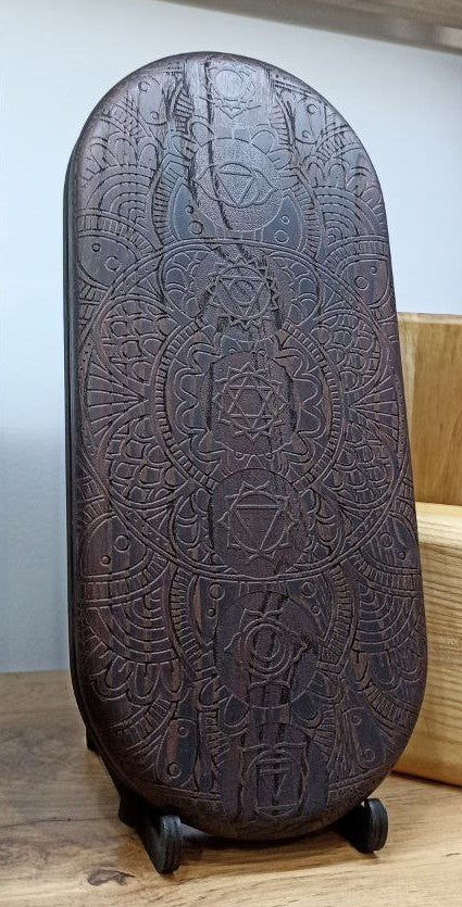 Embodied Coherence Board, Thermal Ash, Copper Nails