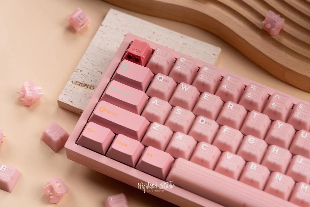 [Group buy] Hifi Fox x Domikey Great Artist Lotus Cherry Profile Keycaps