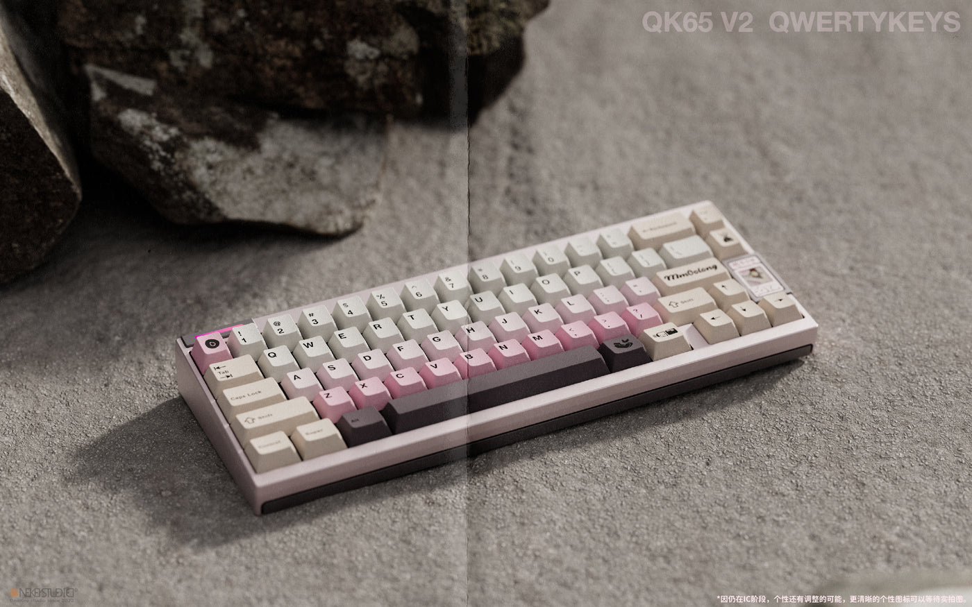 [Upcoming] Onekey Studio Bubble Tea-Momo Oolong Cherry Profile Keycaps