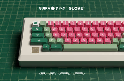 Glove Suika/Watermelon Theme WDA Profile PBT Keycaps