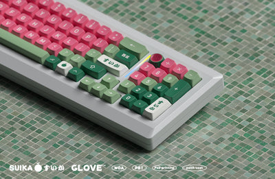 Glove Suika/Watermelon Theme WDA Profile PBT Keycaps