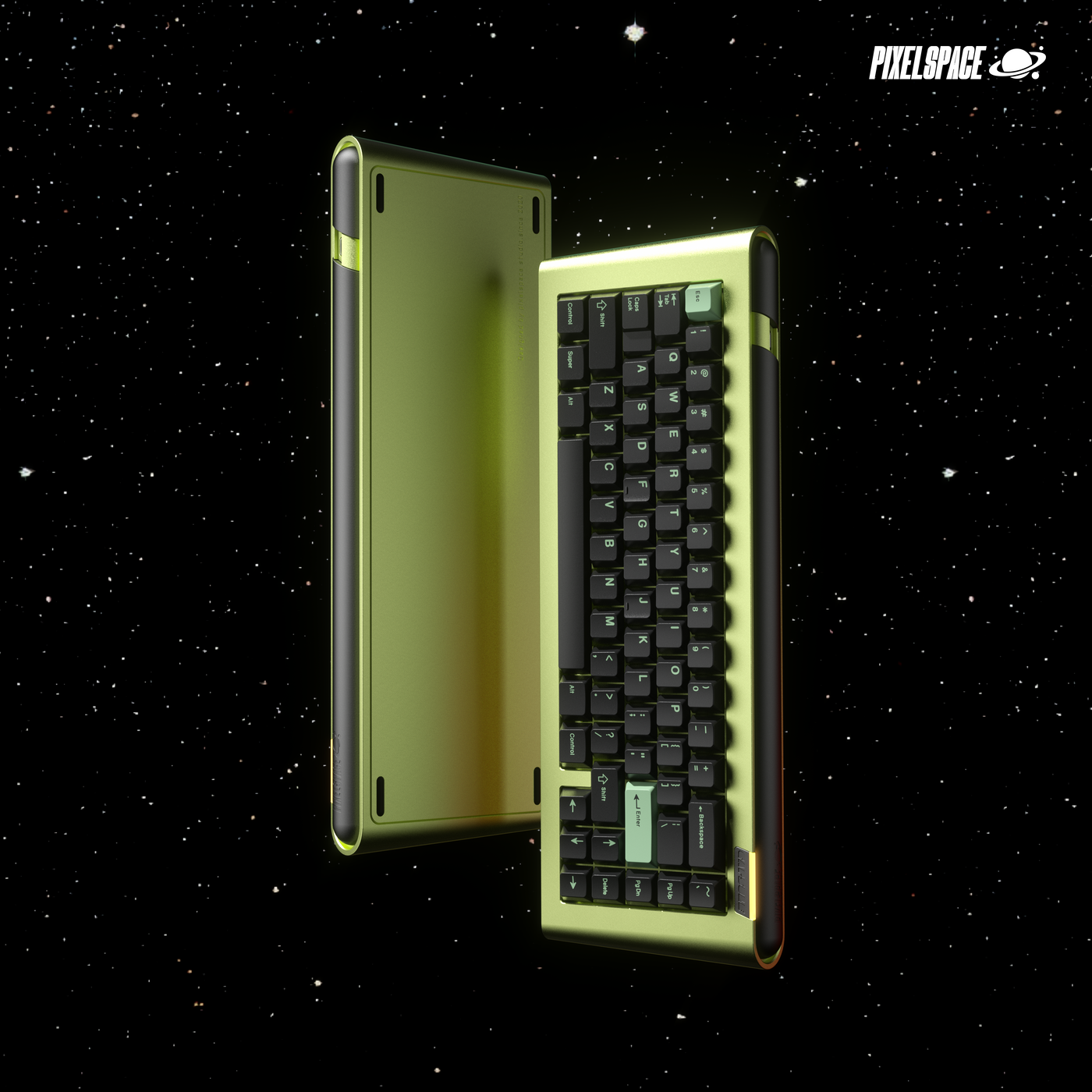 PixelSpace Capsule - Anodized Light Green