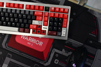 ALOHAKB Warrior MK II Dye-Sub PBT Cherry Profile Keycaps