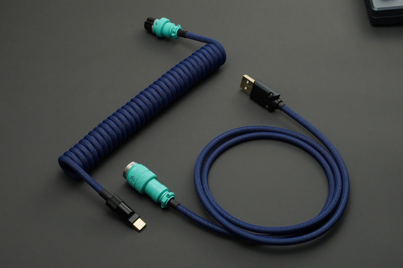 FBB Custom Coiled USB Cable With Aviator Connector 2
