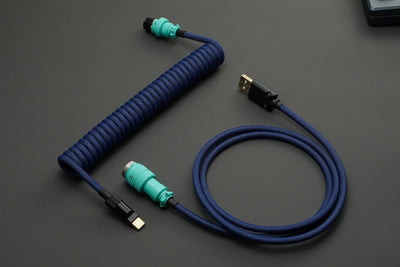 FBB Custom Coiled USB Cable With Aviator Connector 2