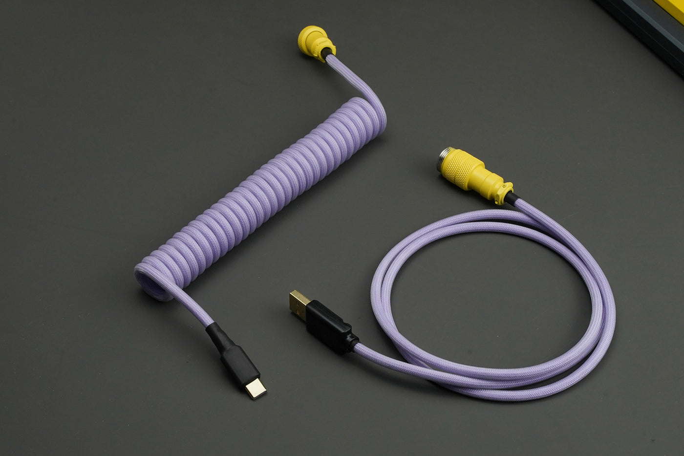 FBB Custom Coiled USB Cable With Aviator Connector 3
