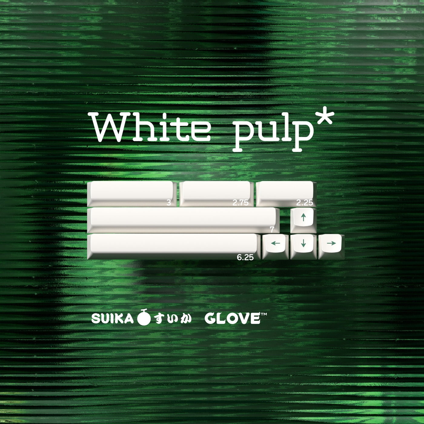 Glove Suika/Watermelon Theme WDA Profile PBT Keycaps