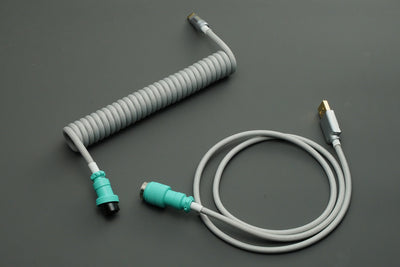 FBB Custom Coiled USB Cable With Aviator Connector 2