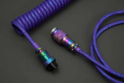 FBB Custom Coiled USB Cable With Aviator Connector