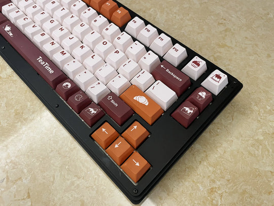 ALOHAKB Low Tea PBT Dyesub Keycap Set